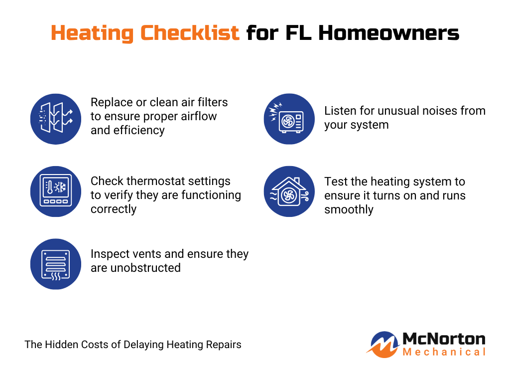 The Hidden Costs of Delaying Heating Repairs in Pensacola Homes 5 heating checklist