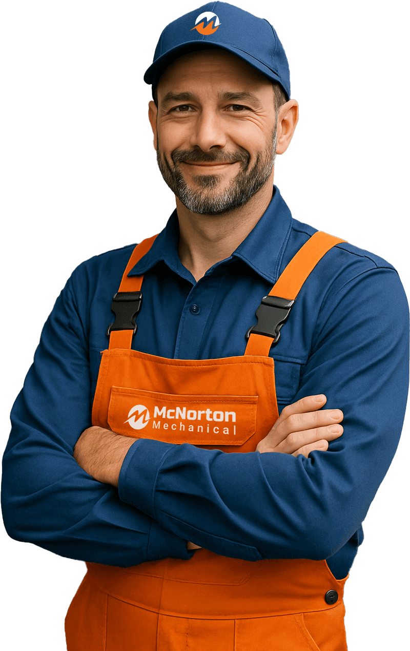 Smiling HVAC Repair Worker